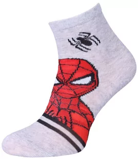 Szare, dziecięce skarpetki Spider-Man MARVEL 23-26 EU - Skarpetki dla dzieci - miniaturka - grafika 1