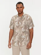 Koszule męskie - Guess Koszula M4GH76 WD4Z2 Beżowy Slim Fit - miniaturka - grafika 1