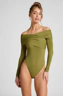 Biustonosze - Hunkemöller Body Keisha Zielony - miniaturka - grafika 1