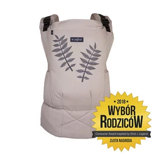 WOMAR Nosidło regulowane premium Zaffiro Smart beż - Nosidełka dla dzieci - miniaturka - grafika 1