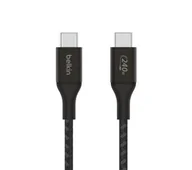 Kable USB - Belkin Kabel Boost USB-C do USB-C 240W 2m, czarny - miniaturka - grafika 1