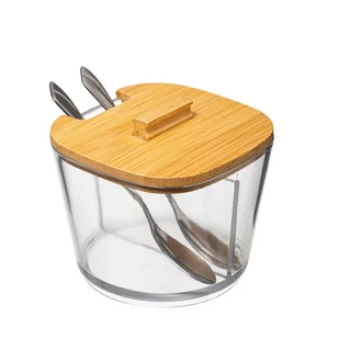 Dwukomorowa cukierniczka None - Cukiernice - miniaturka - grafika 1