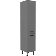 Szafki kuchenne - Szafka Dolna Wysoka Słupek 40 DK-210 2F Nessa Stolarz Lempert Antracyt - miniaturka - grafika 1