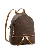 Plecaki - MICHAEL Michael Kors Plecak Rhea Zip 30S7GEZB1B Brązowy - miniaturka - grafika 1