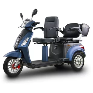 Skuter elektryczny, pojazd dla seniora BILI BIKE SHINO G5 -niebiesko/czarny - Skutery - miniaturka - grafika 1