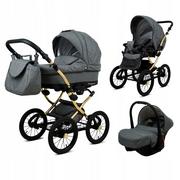 Wózki dziecięce - Babylux Margaret 3w1 5903890855970 - miniaturka - grafika 1