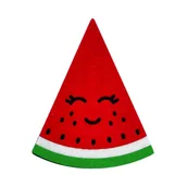 Dodatki do strojów karnawałowych - ARBUZ FILCOWY CZERWONY 12,5x10cm - miniaturka - grafika 1