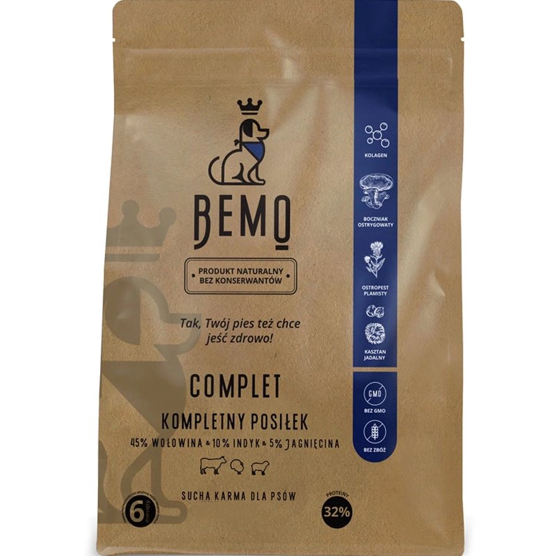 Bemo Complet Średnie Duże Rasy Jagnięcina 10 kg