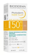 Podkłady do twarzy - Bioderma Photoderm Nude Touch Mineral SPF50+ odcień ciemny 40ml - miniaturka - grafika 1