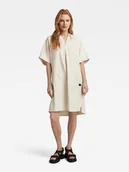 Sukienki - G-Star Sukienka w kolorze kremowym - miniaturka - grafika 1