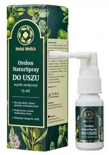 HERBAL MONASTERIUM Herbal Medica Orelon NaturSpray DO USZU 15 ml - Wzrok i słuch - miniaturka - grafika 1
