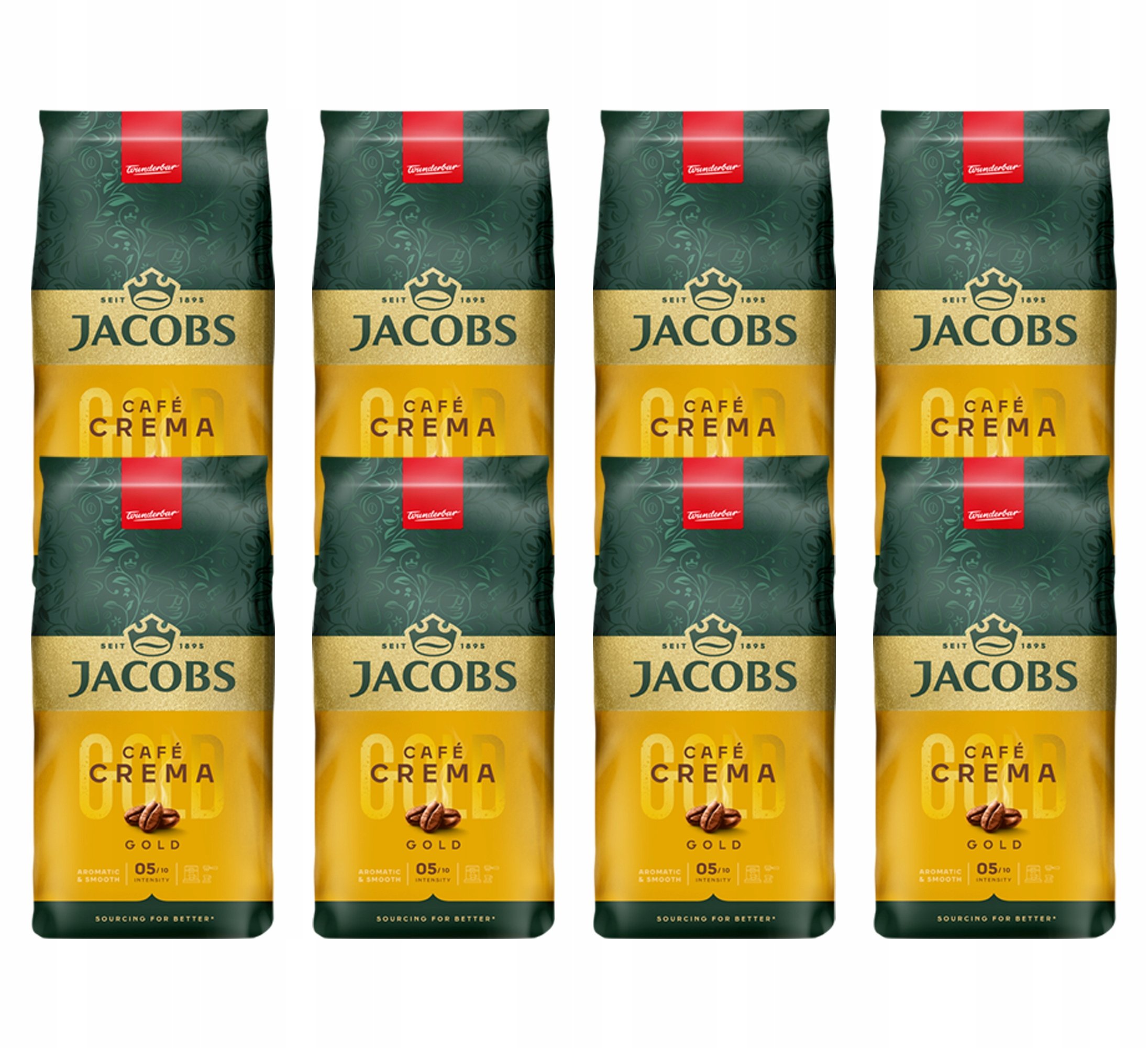 Kawa ziarnista Jacobs Crema 8x 1kg