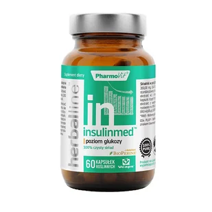 PharmoVit HerbalLine Insulinmed poziom glukozy 60kaps - Odchudzanie i oczyszczanie - miniaturka - grafika 1