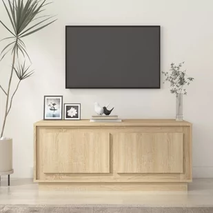 vidaXL Stolik kawowy, dąb sonoma, 102x50x44cm, materiał drewnopochodny - Ławy i stoliki kawowe - miniaturka - grafika 1