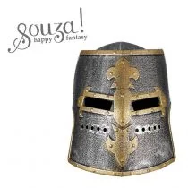 Hełm rycerski z przyłbicą Roland - Zabawy w naśladowanie dorosłych - miniaturka - grafika 1