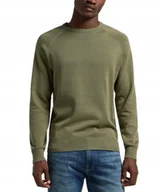 Swetry męskie - Sweter Lee CLEAN RAGLAN SWEATER 112355673 Mercantile Green XXL - miniaturka - grafika 1