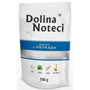 Mokra karma dla psów - Dolina Noteci PREMIUM BOGATA W PSTRĄGA 500 G - miniaturka - grafika 1