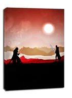 Obrazy i zdjęcia na płótnie - Star Wars Gwiezdne Wojny Vintage Poster v3 - obraz na płótnie Wymiar do wyboru: 20x30 cm - miniaturka - grafika 1