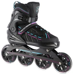 Nils EXTREME NA1128 CZARNO-FIOLETOWY ROZM. XL(43-45) ŁYŻWOROLKI EXTREME 16-01-146 - Rolki - miniaturka - grafika 1