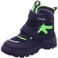 Śniegowce damskie - Superfit Snow Max śniegowce chłopięce, Niebieski jasnozielony 8000, 21 EU Schmal - miniaturka - grafika 1