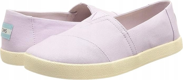 TOMS DAMSKIE TRAMPKI WSUWANE W JASNYM KOLORZE Z ECRU PODESZWĄ 36 6IA