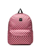 Plecaki - Vans Plecak Old Skool Check VN000H4XZRY1 Różowy - miniaturka - grafika 1