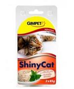 Mokra karma dla kotów - Gimpet Shinycat Huhnchen - Kurczak Puszki 2X70G - miniaturka - grafika 1