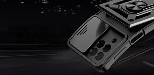 Pancerne etui z osłoną aparatu Alogy Camshield Stand Ring do Samsung Galaxy M53 5G czarne - Etui i futerały do telefonów - miniaturka - grafika 21