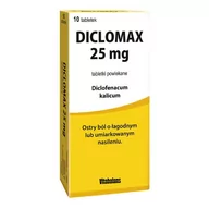 Witaminy i minerały - Diclomax 25mg, 10tabl. powl. - miniaturka - grafika 1
