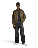 Kurtki męskie - G-STAR RAW Kurtka męska G-a1 Bomber JKT, Zielony (Dark Olive D23624-C143-C744), L - miniaturka - grafika 1