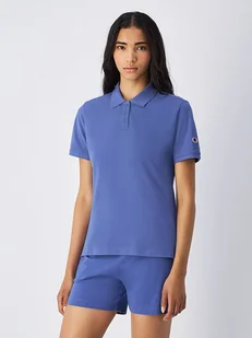 Champion Koszulka polo w kolorze niebieskim - Koszulki i topy damskie - miniaturka - grafika 1