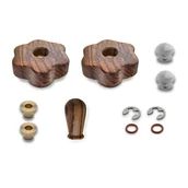 Akcesoria i części do ekspresów do kawy - Zestaw uchwytów do ekspresów Lelit MaraX PLA2211 - Drewno Zebrano - miniaturka - grafika 1