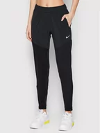 Spodnie sportowe damskie - Nike Spodnie dresowe Essential DH6975 Czarny Slim Fit - miniaturka - grafika 1