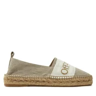 Espadryle damskie - Espadryle Off-White OWIB014S23FAB0016161 Beżowy - miniaturka - grafika 1