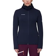 Kurtki damskie - Mammut Kurtka damska 1014 Midlayer Aconcagua, granatowa, regular, morski, XL - miniaturka - grafika 1
