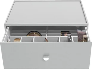 Organizer na kosmetyki Stackers Pebble głęboki supersize kamienna szarość z szufladą - Kosmetyczki, organizery i kuferki - miniaturka - grafika 1