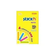 Szkolne artykuły papiernicze - Stickn Notes samoprzylepny 51x76mm neon mix 100K - miniaturka - grafika 1