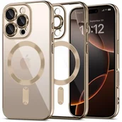 Etui i futerały do telefonów - Etui TECH-PROTECT MagFlex MagSafe do Apple iPhone 16 Pro Max Przezroczysto-złoty - miniaturka - grafika 1