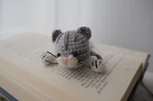 Zakładki do książek - Zakładka do Książki Szary KOT - miniaturka - grafika 1