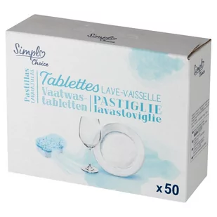 Simpl Choice Tabletki do zmywarki 500 g (50 x 10 g) - Inne artykuły czyszczące - miniaturka - grafika 1