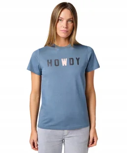 T-shirt Wrangler GRAPHIC TEE 112362575 Dusty Blue L - Koszulki i topy damskie - miniaturka - grafika 1