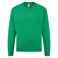 Bluzy dla dziewczynek - Bluza Dziecięca Raglan Sweat Retro Heather Green r. 5-6(116) - miniaturka - grafika 1
