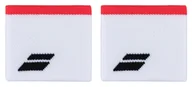 Tenis ziemny - Frotka Babolat  Logo Wristband White/Strike Red - miniaturka - grafika 1