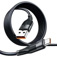 Kable USB - Joyroom kabel USB - USB Typ C do szybkiego ładowania / transmisji danych 6A 1m czarny (S-1060M12) S-1060M12-black - miniaturka - grafika 1