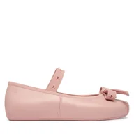 Buty dla dziewczynek - Baleriny Melissa Mini Melissa Sophie Crush Inf 37837 Różowy - miniaturka - grafika 1