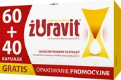 Witaminy i minerały - POLPHARMA S.A. STAROGARD GDASKI ŻURAVIT *60+40 kaps. GRATIS - miniaturka - grafika 1