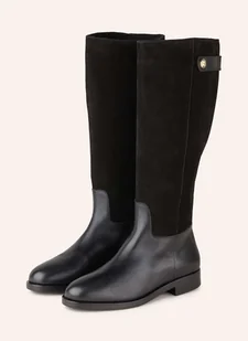 Tommy Hilfiger Kozaki schwarz - Kozaki damskie - miniaturka - grafika 1