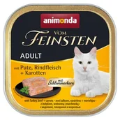 Mokra karma dla kotów - animonda Vom Feinsten Adult z nadzieniem 32 x 100 g Indyk, wołowina i marchewka - miniaturka - grafika 1