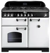 Kuchenki gazowo-elektryczne - Falcon Classic Deluxe 100 Biały chrom - miniaturka - grafika 1