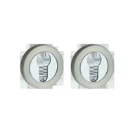 Szyldy i rozety - Schaffner Rozeta podklamkowa do wkładki Jula Nikiel Satyna - miniaturka - grafika 1